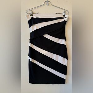 White House Black Market Elegant Black Dress